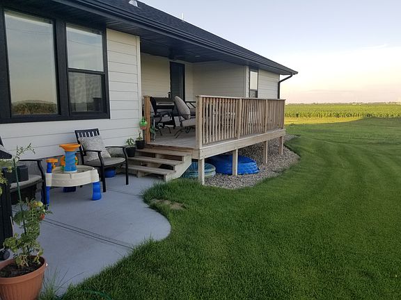 Back porch and patio