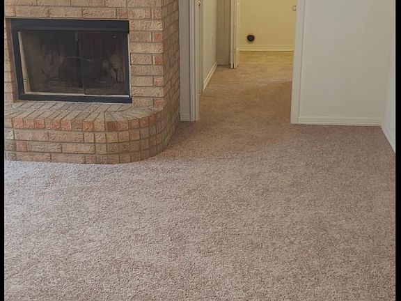 hall to laundry, garage and master