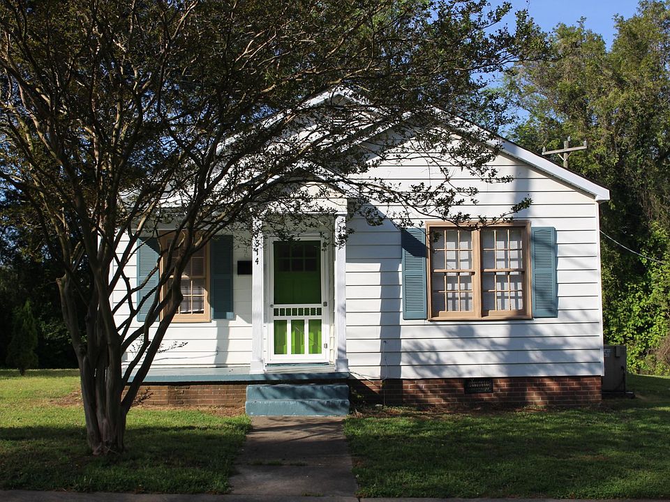 Newly painted porch and front door