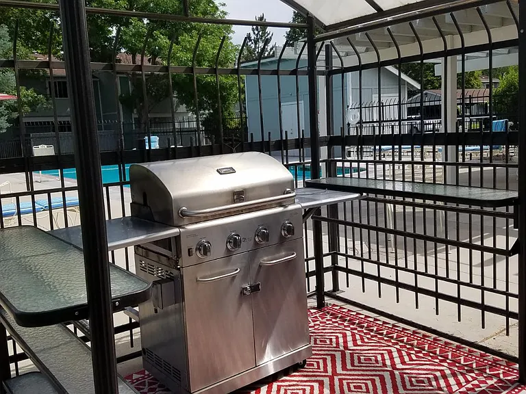 BBQ area for residents during summer months