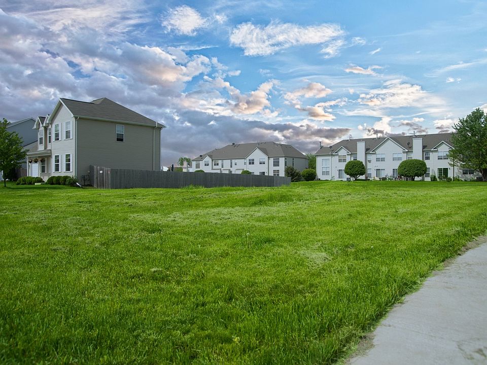 View from front corner of lot