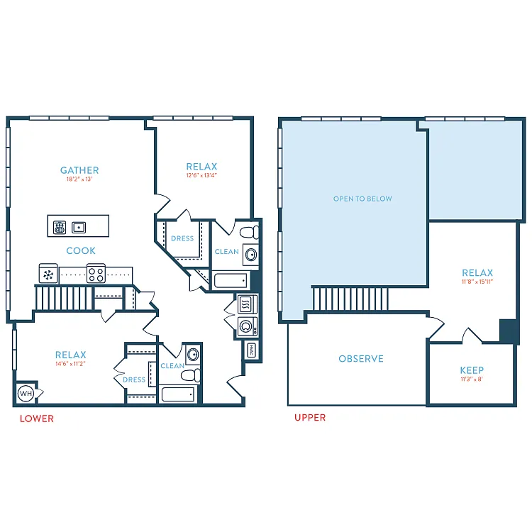 Floor plan 1607 Quincy B3 Loft