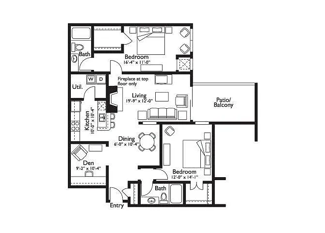 Floor plan The Granite