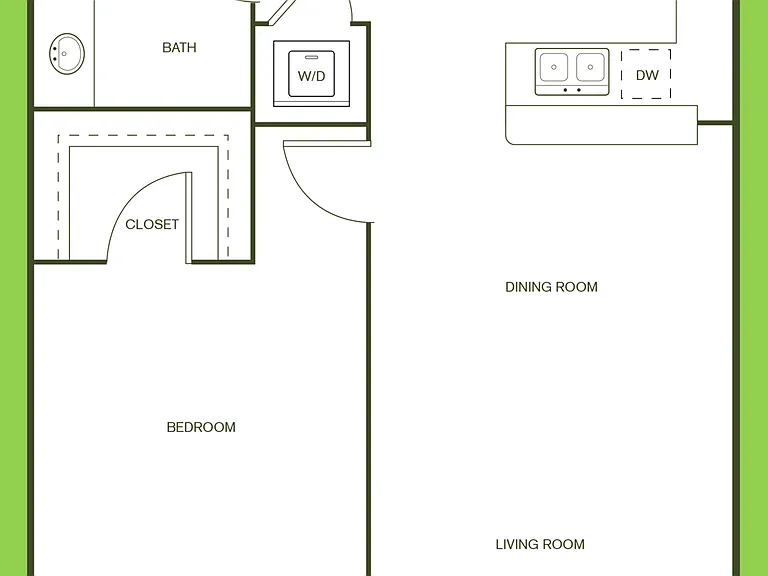 A3 60 floor plan High Point Uptown