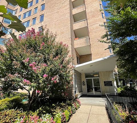 Lovely entrance to the building, gracing you with nature.