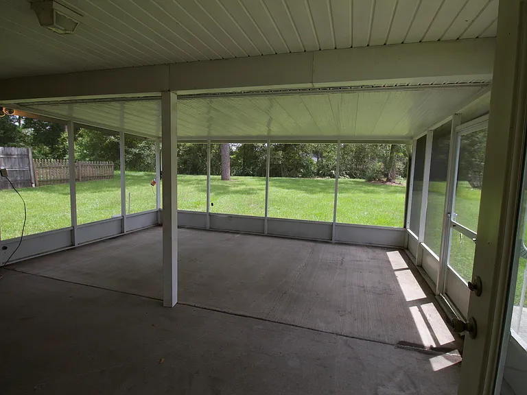 Screened porch