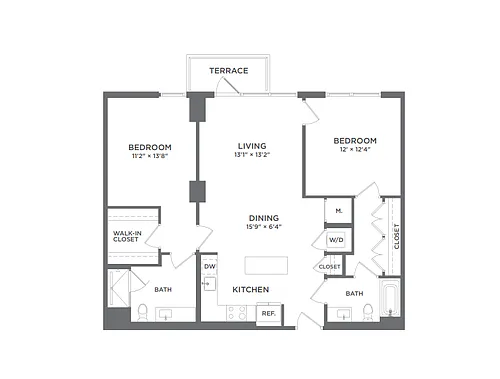 Floor plan B2