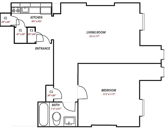2nd image of 38 Columbia Pl APT 3B