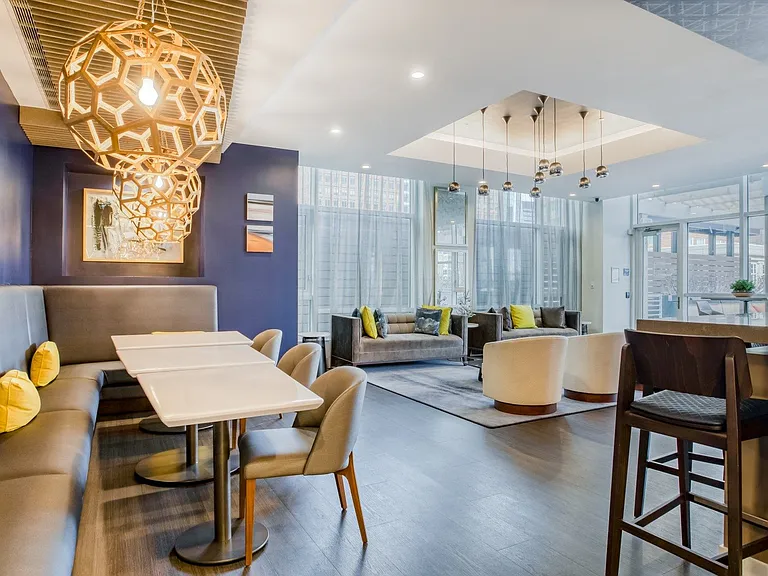 Enjoy our comfortable lounge area- perfect for entertaining guests, a quick meeting, or studying.