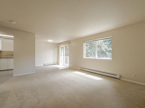 View into living room from fireplace