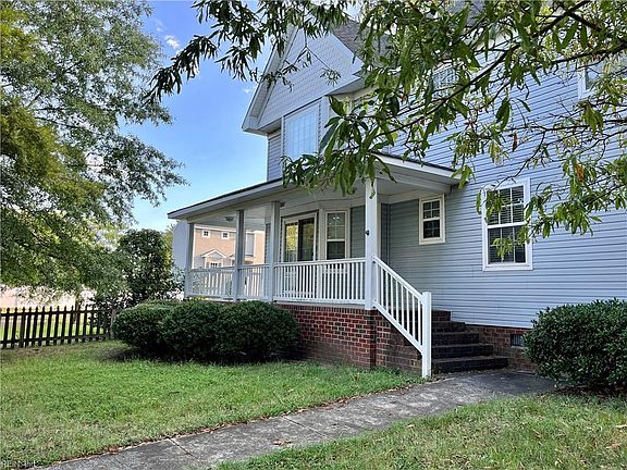 Wrap around porch side entrance