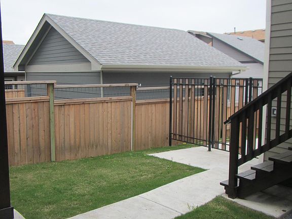 Back Entrance from garage- Stairs lead to garage apartment