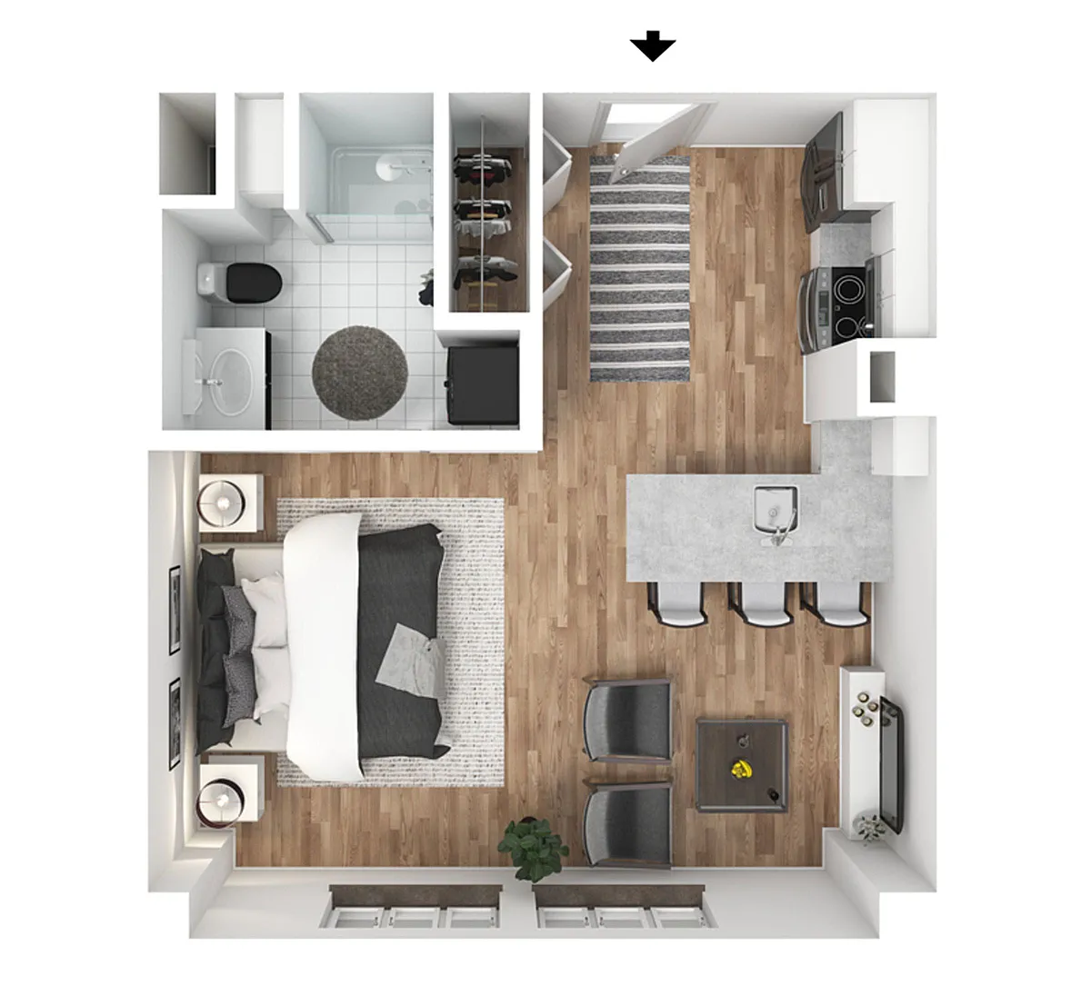 Floor plan The Jefferson