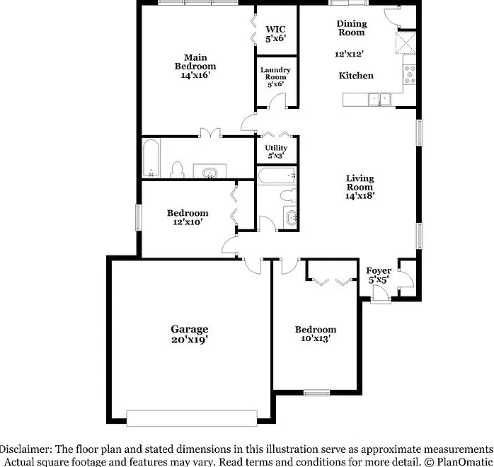 3 bed, 2.0 bath, 1218 sqft, $1,760 — Photo 2