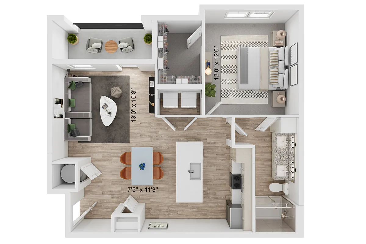 Floor plan A2(d)