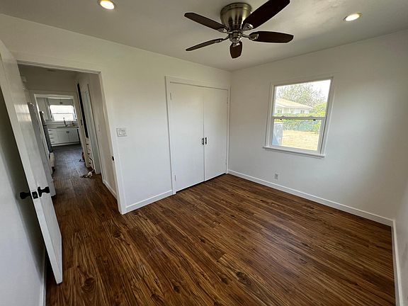 Back bedroom. 12x11 ft. Large closet.