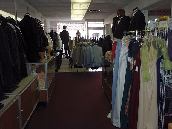 view from dressing rooms forward