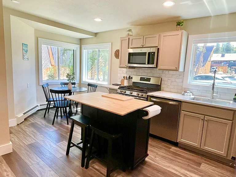kitchen with island