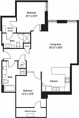 Floor plan 2C