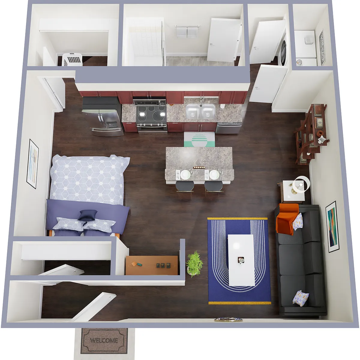 Floor plan The Excelsior Studio