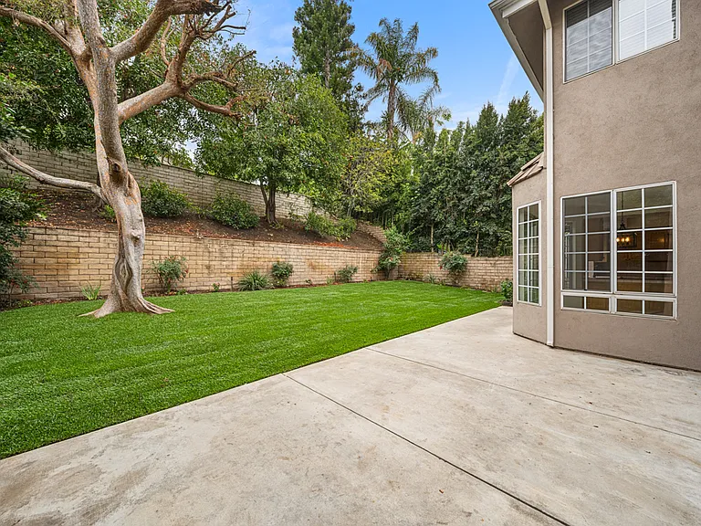 Private Backyard with Patio