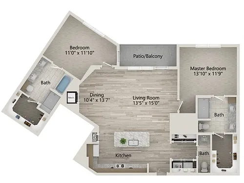 Floor plan B6