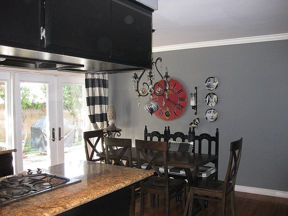 Dining Room Area with French Doors
