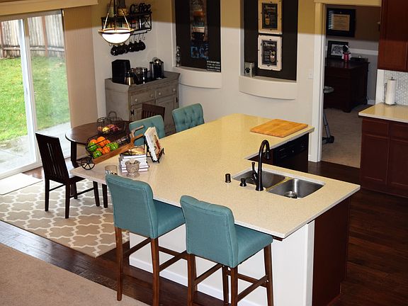 Open concept from stairs