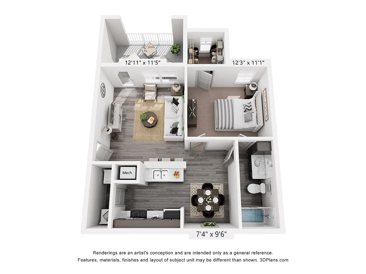 Floor plan The Bigby