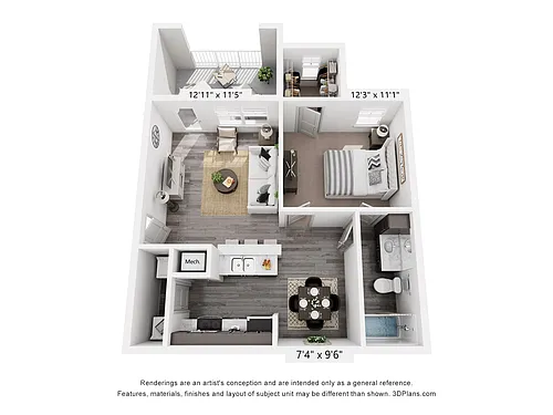 Floor plan The Bigby