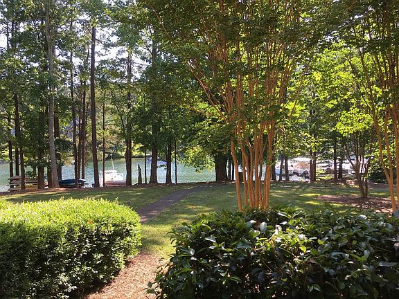 Lake view from patio.