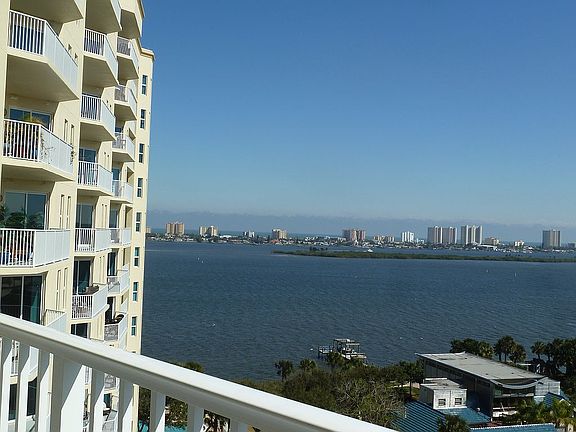 View of river to ocean