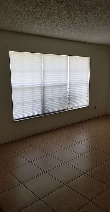 Large tiled living room