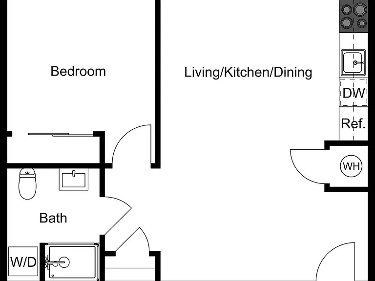 1 Bedroom-A2 1 Bedroom-A2