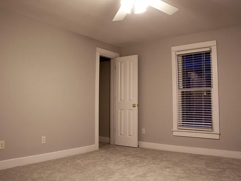 Primary bedroom, closet door