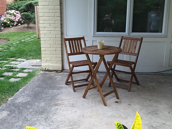 Private patio