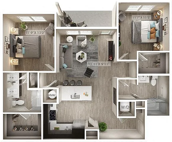 Floor plan Sentinel (B3-A)