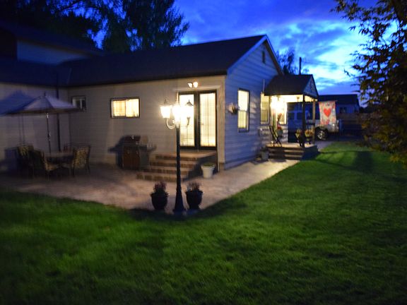 Patio in evening