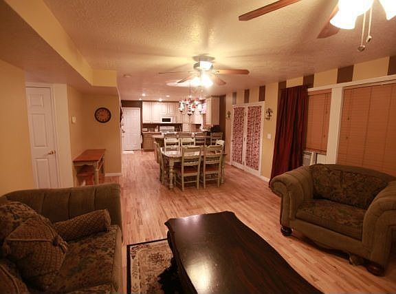 Great Room; Family, Dining, and Kitchen