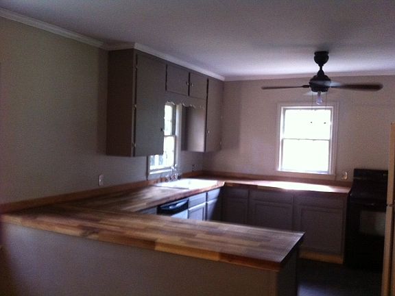 Butcher block countertops