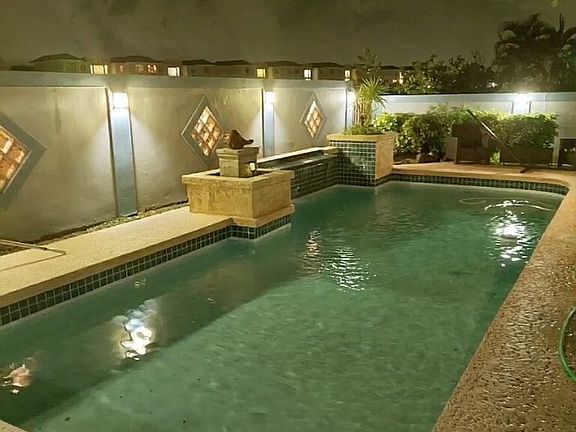 Pool at night 