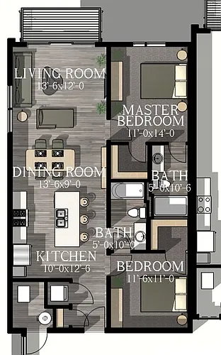 Floor plan Thornapple