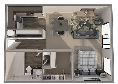 Floor plan Studio