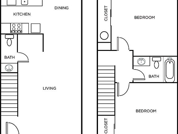 Floorplan Rene Village Townhomes