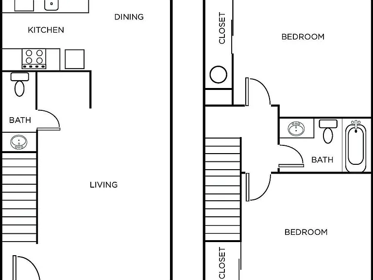 Floorplan Rene Village Townhomes
