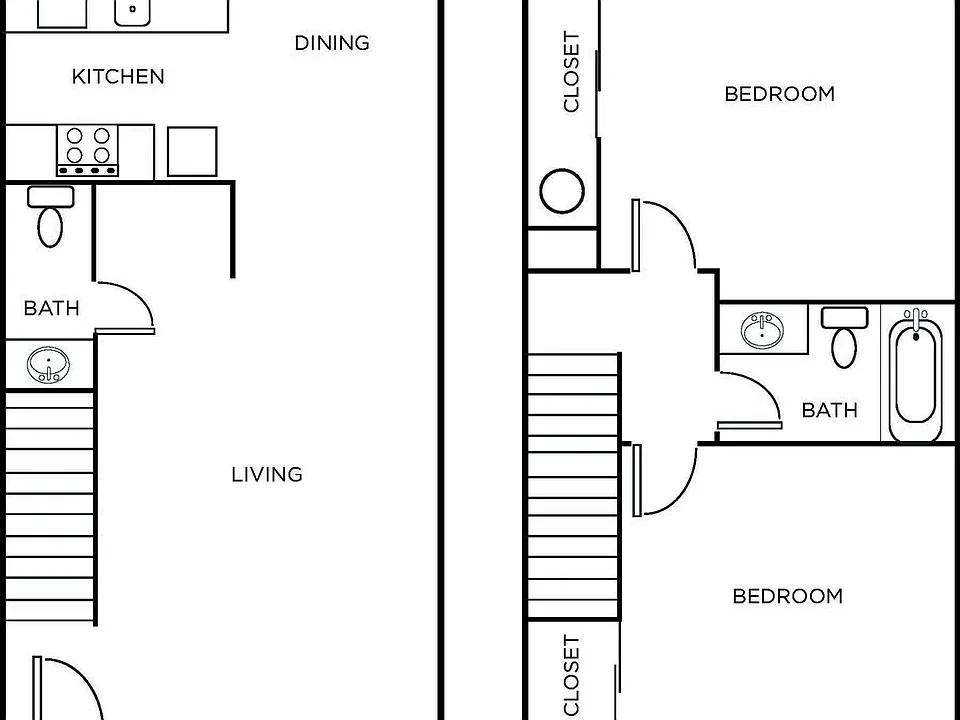 Floorplan Rene Village Townhomes