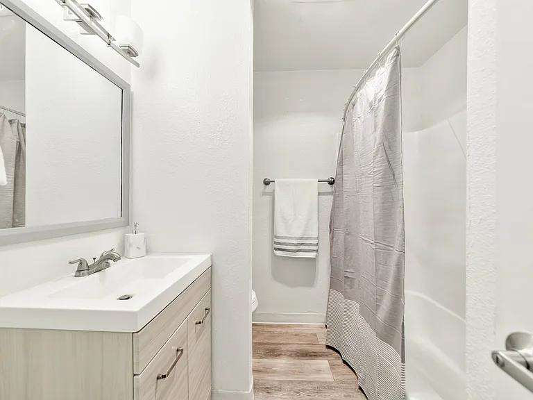 Two Bedroom x One Bath - Bathroom