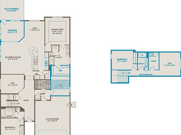 Home Design Layout with Structural Options