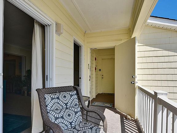Spacious, secure deck can be locked from hallway. An additional locked doorway gets you into the apartment.