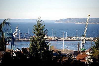 View of Everett Port & Islands beyond